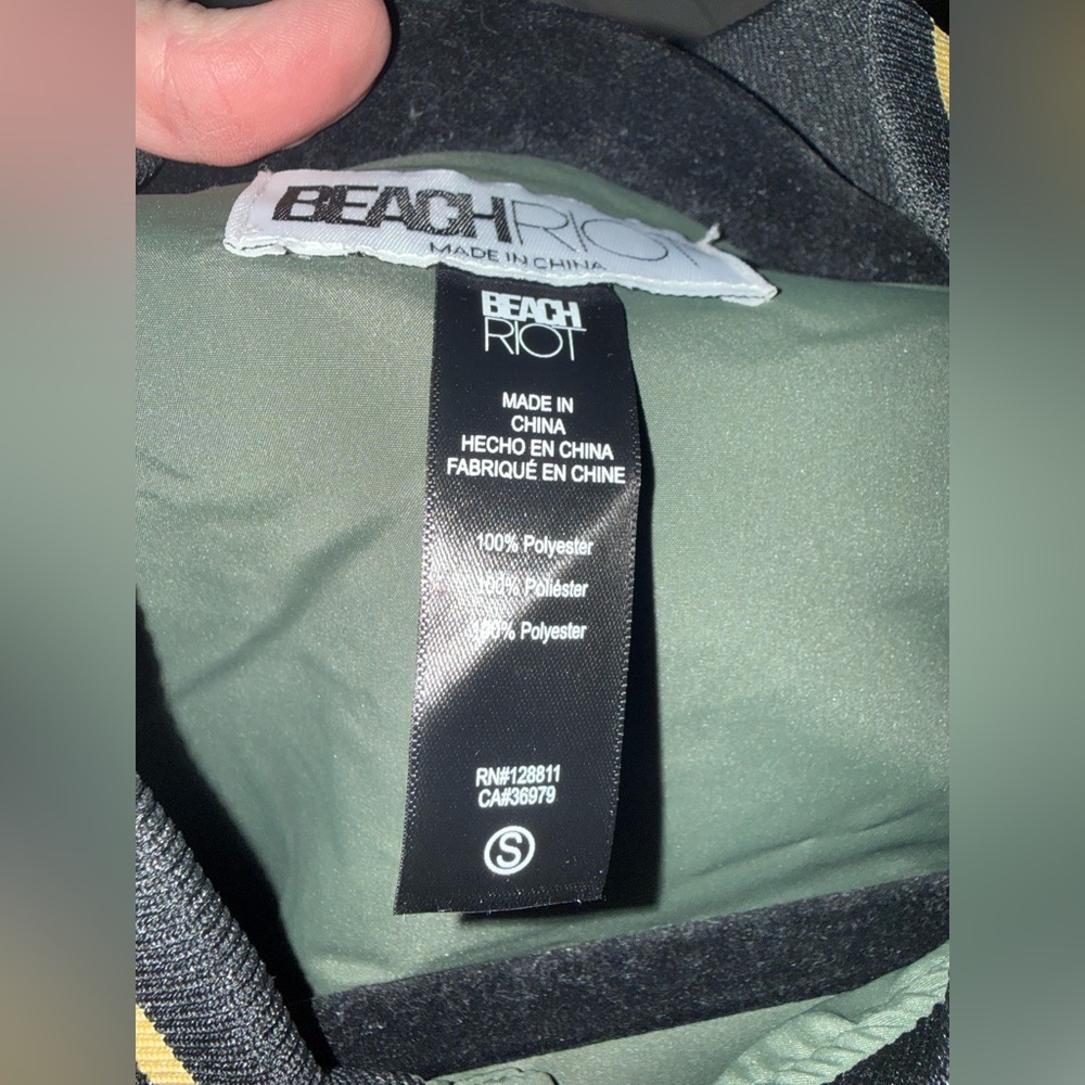 NWOT Beach Riot Flight Bomber Jacket - Picture 9 of 11